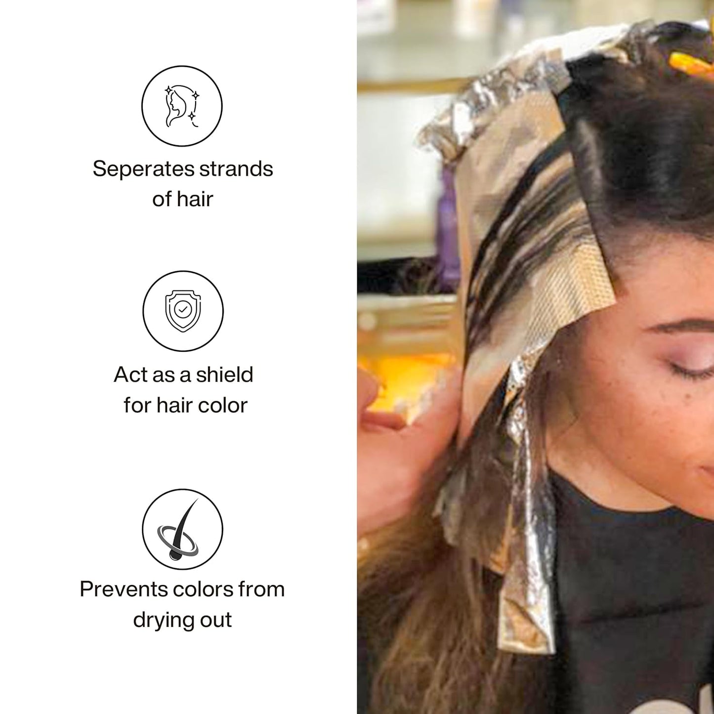 GK Hair Pop-up Foil with Box of 250 Sheets for Hairs Coloring โ Premium Silver Aluminum Foil for Hair Highlighting, Coloring, and Dyeing