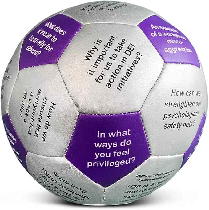 Trainers Warehouse 6" Thumball Collection, 32 Prompts for Conversation, Team Building, Relationship and Training