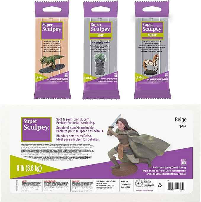 Sculpey Super Clay, 8-Pound, Beige