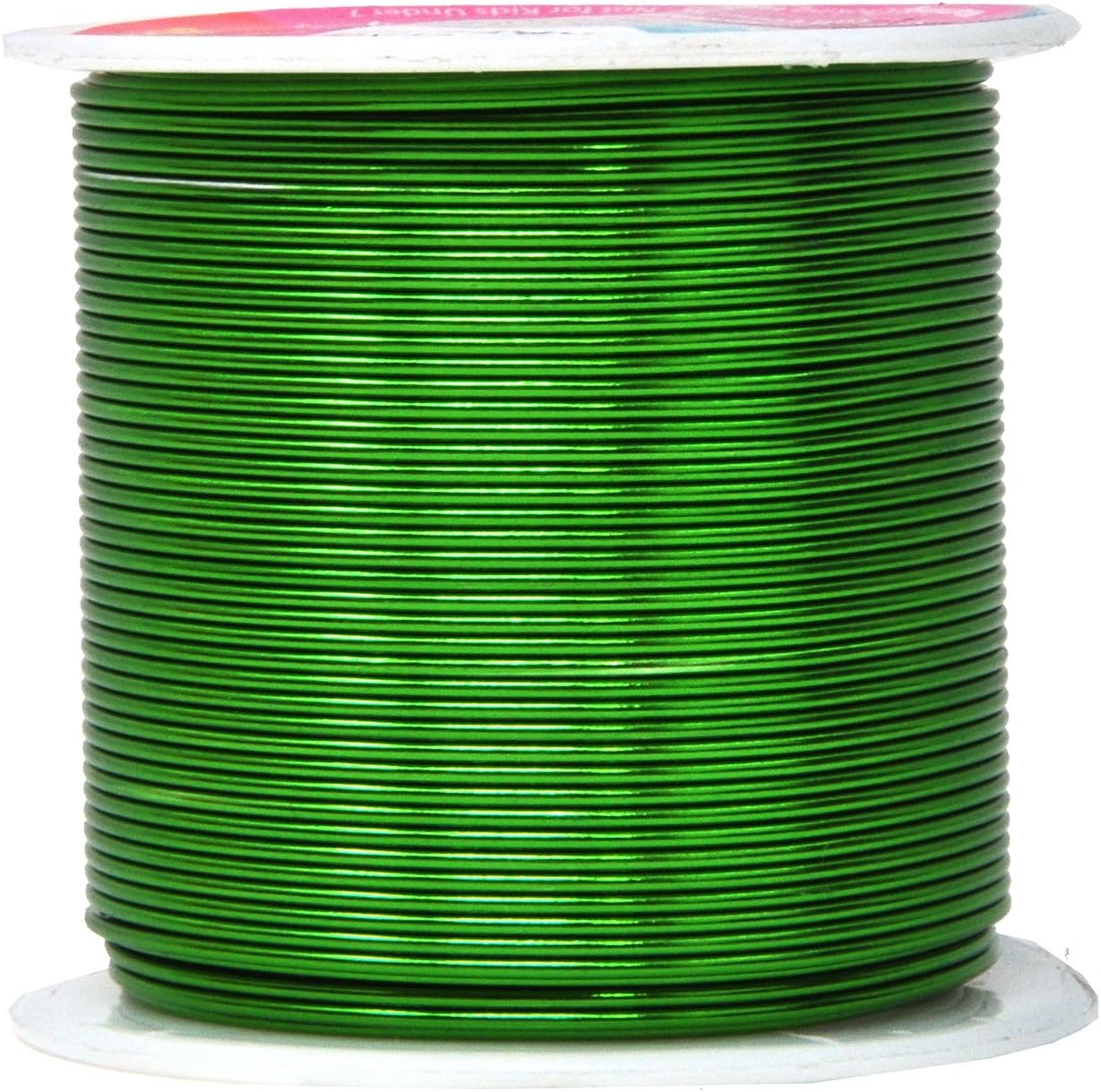 Mandala Crafts 18 Gauge Anodized Aluminum Craft Wire for Jewelry Making - 450 FT Colored Flexible Silver Black Gold Purple Red Kelly Green Wire - Bendable for Bonsai Armature Crafting Sculpting - Crafty Corner