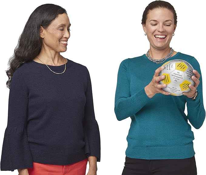 Trainers Warehouse 6" Thumball Collection, 32 Prompts for Conversation, Team Building, Relationship and Training