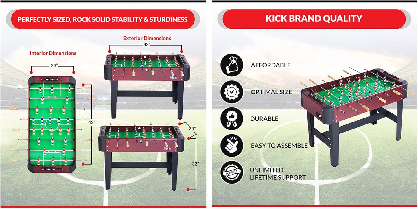 KICK Conquest 48" in Foosball Table