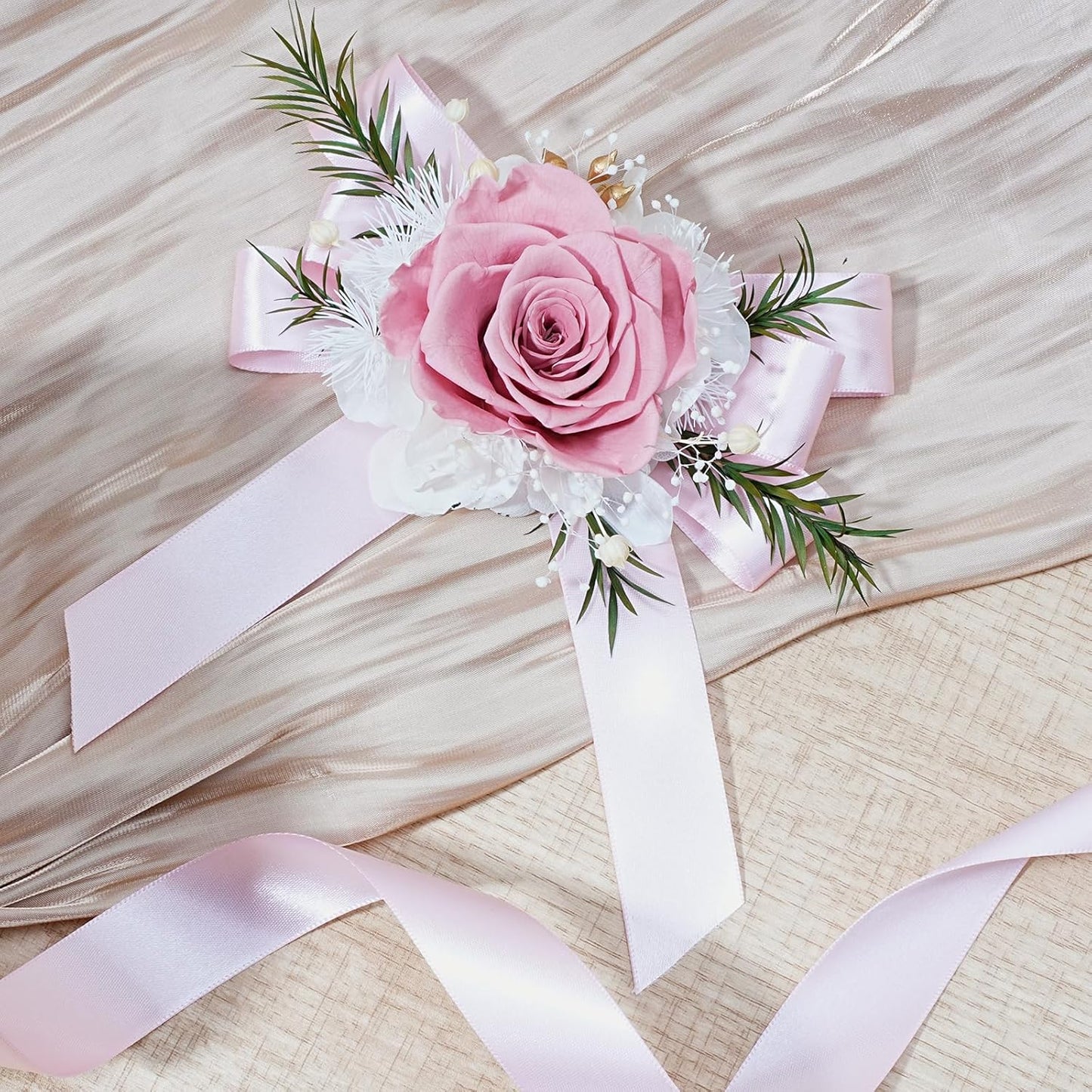 LaRibbons Light Pink Satin Ribbon 1 Inch 50 Yards Luxury Double Faced Pink Silk Ribbon for Gift Wrapping Flower Bouquet Crafts Wedding BabyShower Decoration - Crafty Corner