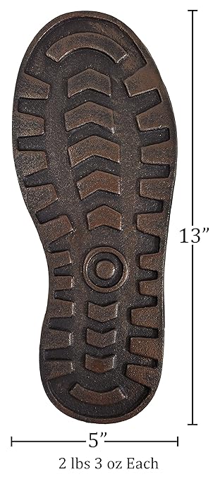 Lulu Décor, Cast Iron Footprint Stepping Stone (1 pc)