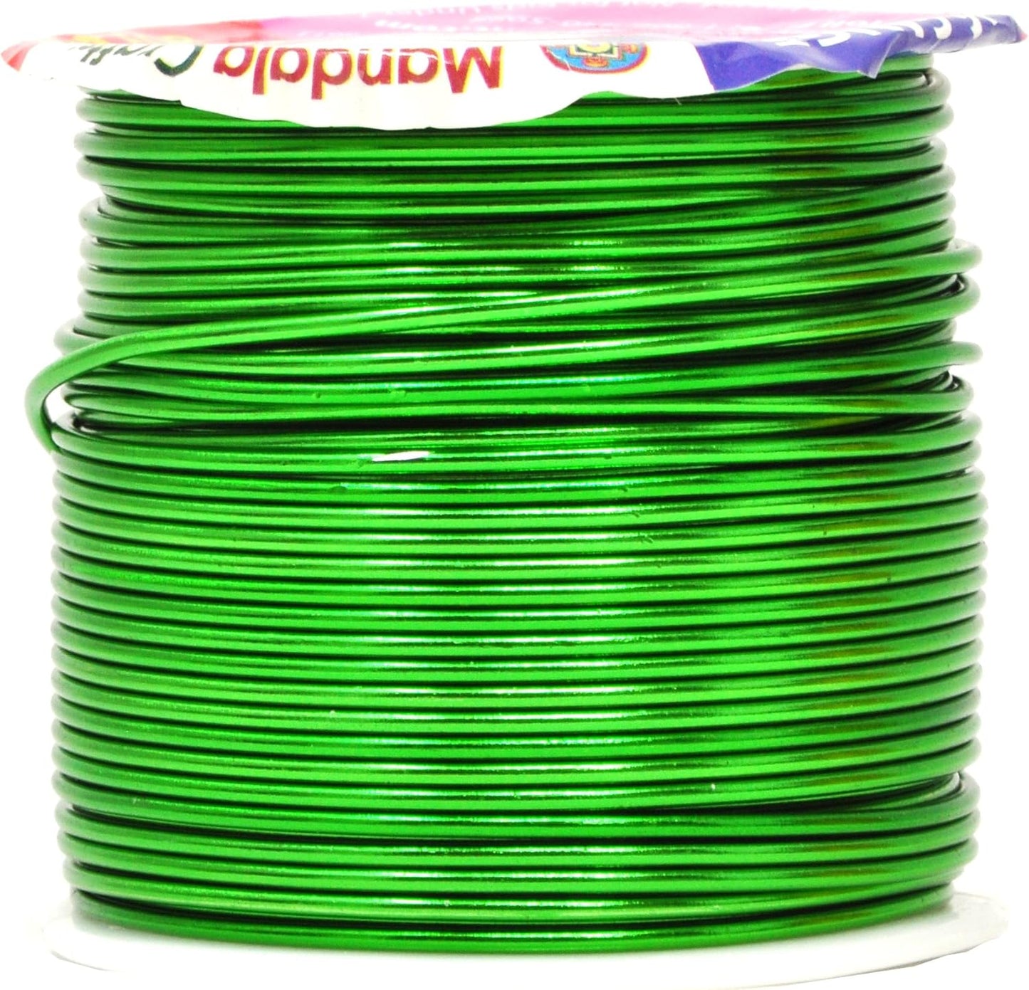 Mandala Crafts 16 Gauge Anodized Aluminum Craft Wire for Jewelry Making – 390 FT Colored Flexible Silver Black Gold Purple Red Kelly Green Wire - Bendable for Bonsai Armature Crafting Sculpting - Crafty Corner