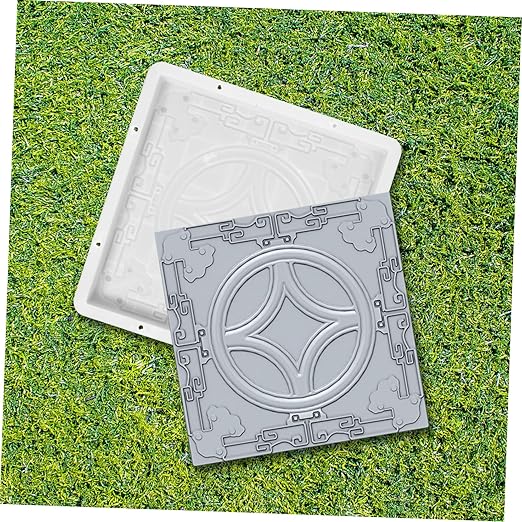 Abaodam Garden Concrete Paving Mold DIY Stepping Stone Kit Square Paver Brick Mould