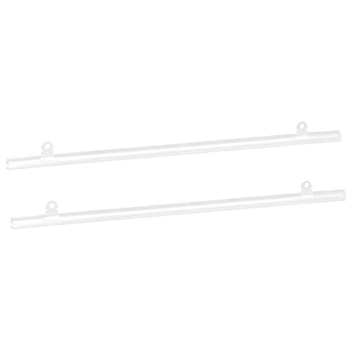 PVC Poster Hanger Rail Poster Strip Bar 45cm (4 Count)