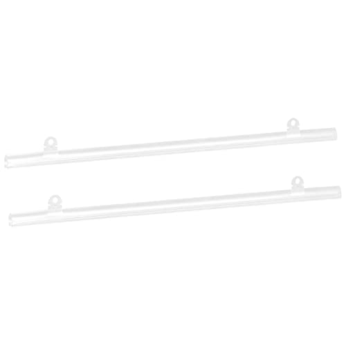 PVC Poster Hanger Rail Poster Strip Bar 40cm (4 Count)