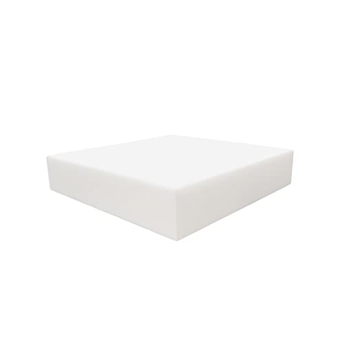 7" H x 24" W x 24" L Upholstery Foam Cushion High Density