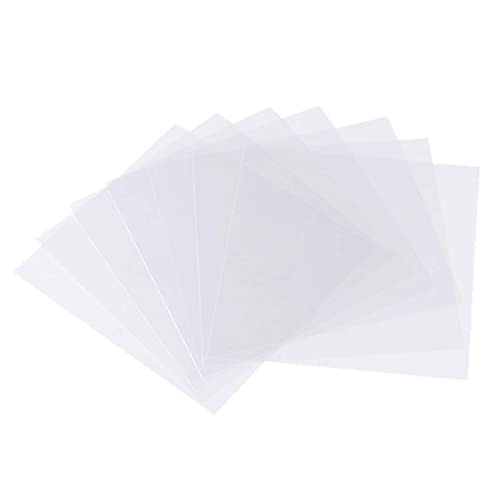 32 Pieces 6 mil Transparency Blank Template Material Stencils Mylar for Cutting Paper Clear Sheet 12 × 12 inch (408 sq inches sq inches)