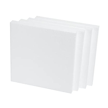Silverlake 10x10x1 Craft Foam Squares for Styrofoam Board Projects (4 Count)