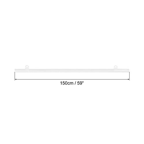 PVC Poster Hanger Rail Poster Strip Bar 150cm (4 Count)
