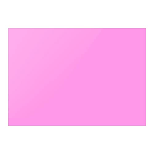 4Pcs A4 Gel Light Lighting Filter Overlay Transparent Color Correction Plastic Vinyl PVC Sheets Photography Television Pink (4 Count)