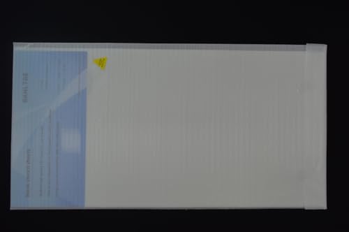 12 x 24 Flat Packaging Mylar Sheet Milky Translucent PET Blank Stencil Making Sheet for Cutting