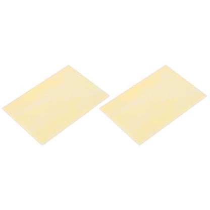 2 Pcs Stained Glass Sheet Mosaic Tile 7.9 Inch x 5.9 Inch Light Brown Stained Glass Sheets for Crafts DIY Art Project