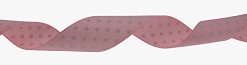 Polka Dot Grosgrain Ribbon 25 Yard Each Roll 100% Polyester