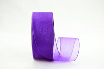 Sheer Organza Wired Ribbon (150 Foot)