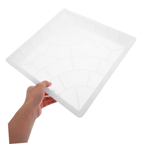 Reusable Concrete Pavement Mold for Garden Stepping Stones Plastic Diy Paver Mold for Pathways Patios and Courtyards Easy to Install and Maintain