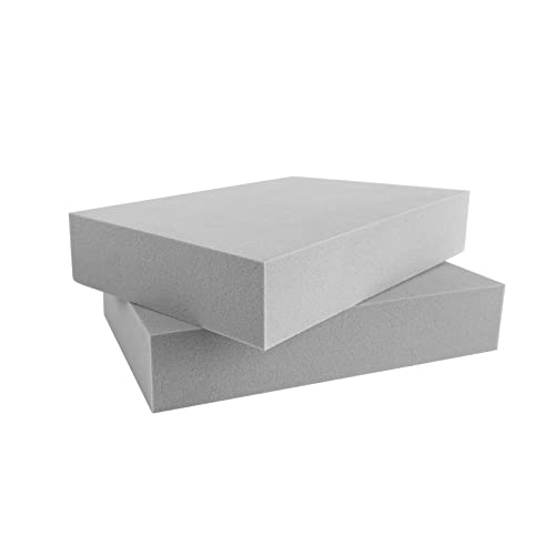8 Pcs Stamping Foam Grey Moldable Foam Stamps Plastic Dry Foam Stamp Pad Cut and Dry Foam Stamping Foam Block for Sculpture (8 Count)