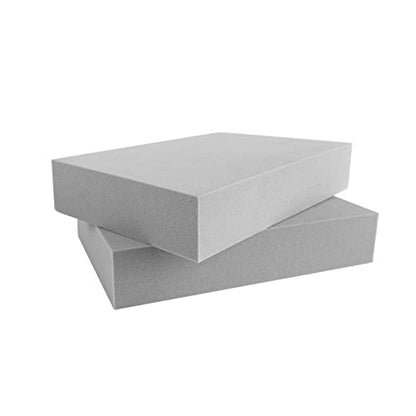 8 Pcs Stamping Foam Grey Moldable Foam Stamps Plastic Dry Foam Stamp Pad Cut and Dry Foam Stamping Foam Block for Sculpture (8 Count)