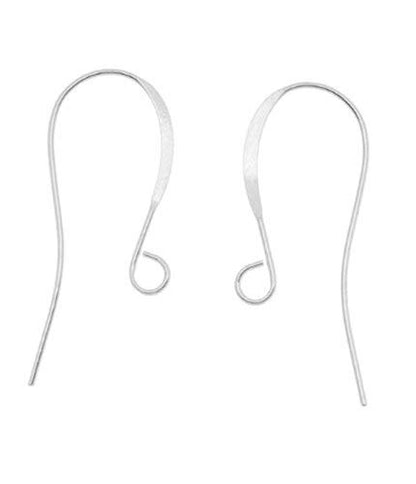50pcs Adabele Real 925 Sterling Silver Fish Earring Hooks 18mm (50 Count)