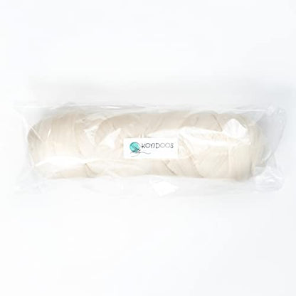 Natural Wool Bulk 2 lb roving (32 Ounce)