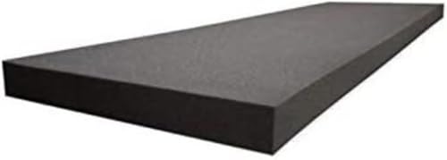1" x 24" x 96" Black Upholstery Foam Sheet (16.5 Sq Ft)