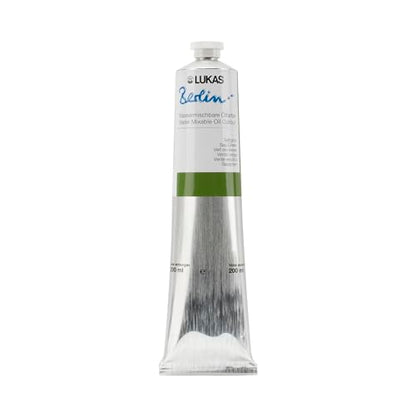 Berlin Pro Artists Water Mixable Oil Paint 200 ml Tube Sap Green (6.76 Fl Oz)