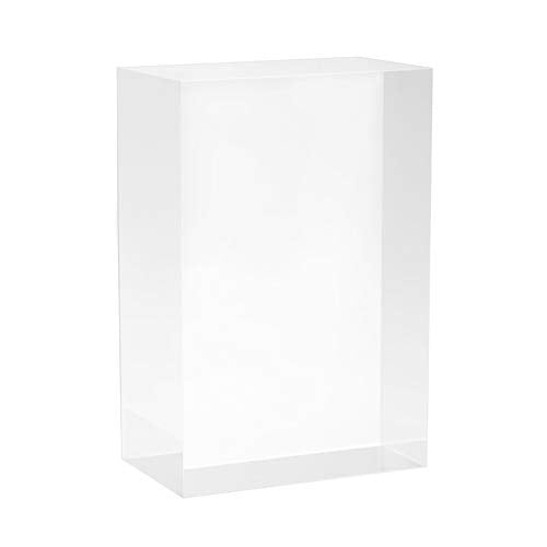 Clear Solid Acrylic Block