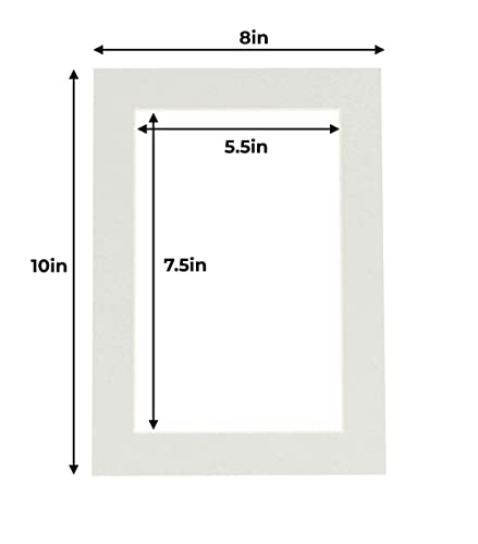 8x10 Mat for 6x8 Photo