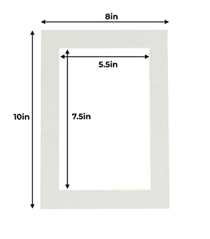 8x10 Mat for 6x8 Photo