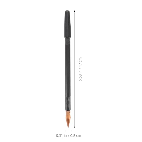 3Pcs Scratch Painting Pens Dual Tip Stylus Scratch and Sketch Drawing Tools with Protective Caps Comfortable Grip 6.69 Inch Length for Art and Craft