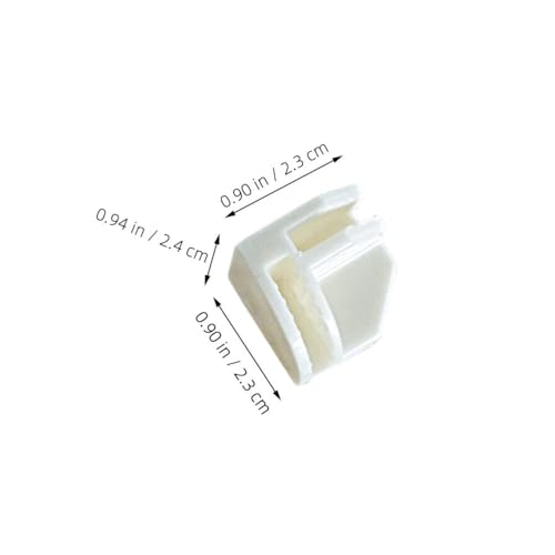 Right Angle Snap Buckles 50 Pack Plastic Cube Storage Connectors for Wire Cube Organizer Modular Closet Shelf Fixing Accessories 0.94 Inch