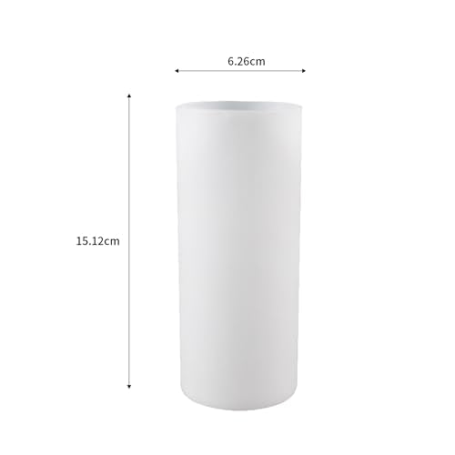 2 Pack Cylinder Mold 6 Inch Cylinder Candle Pillar