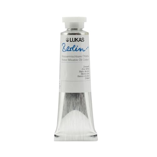 Berlin Pro Artists Water Mixable Oil Paint 37 ml Tube Zinc White