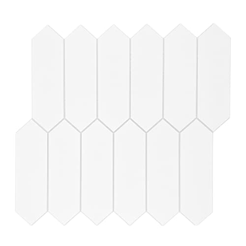 10 Sheet Long Hexagon Peel and Stick Backsplash (10 Count)
