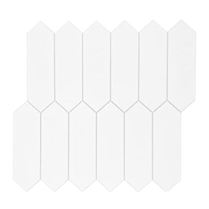 10 Sheet Long Hexagon Peel and Stick Backsplash (10 Count)