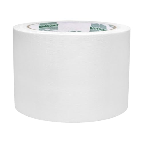 3 Inch White Book Repair Cloth Tape 15 Yard Roll