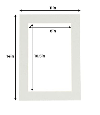 11x14 Mat for 8.5x11 Photo