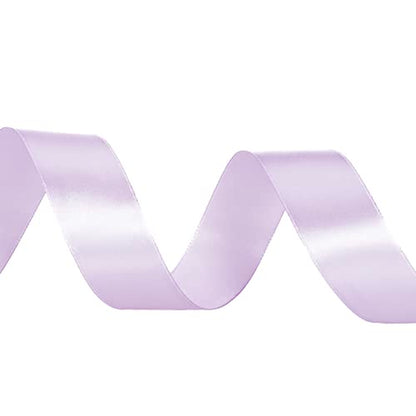 1 Inch Lilac Solid Satin Ribbon for Gift Wrapping