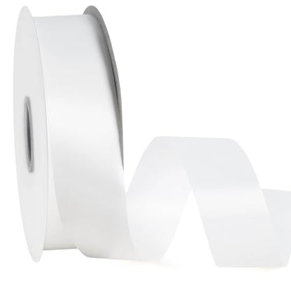 1.5 Inch White Polypropylene Ribbon