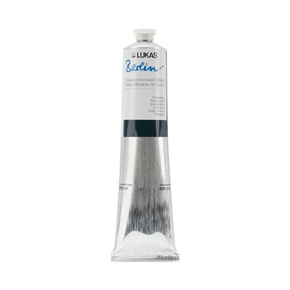 LUUKAS Water Mixable Premium Oil Paint 200 ml Paynes Grey (6.76 Fl Oz)