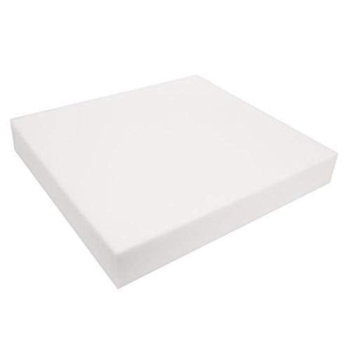 0.5" H x 24" W x 24" L Upholstery Foam Cushion High Density