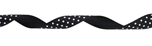 Polka Dot Grosgrain Ribbon 25 Yard Each Roll 100% Polyester