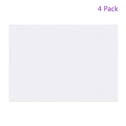 4Pcs Color Correction Gel Light Filter Overlay Transparent Plastic PVC Sheets Matte Translucent for Photo (4 Count)