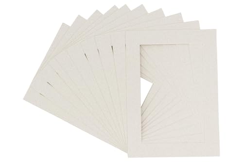 Pack of TEN 8.5x11 Mats Bevel Cut for 7x9 Photos (10 Count)
