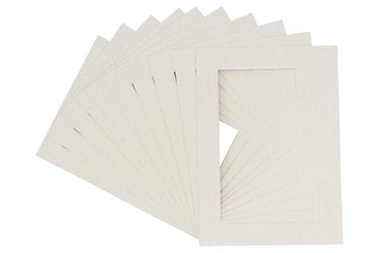 Pack of 25 Acid Free 8.5x11 Mats Bevel Cut for 7x9 Photos (25 Count)