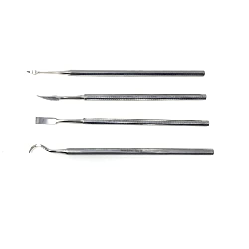 4 Pc Stainless Steel Spatula Wax & Clay Sculpting Tool Set (4 Count)