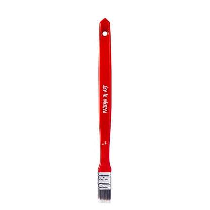 Flat Paddle Paint Brush Set with Long Handle (10 Count)