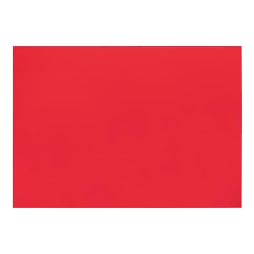 4Pcs A4 Gel Light Lighting Filter Overlay Transparent Color Correction Plastic Vinyl PVC Sheets Photography Television Red (4 Count)